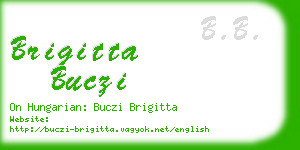 brigitta buczi business card